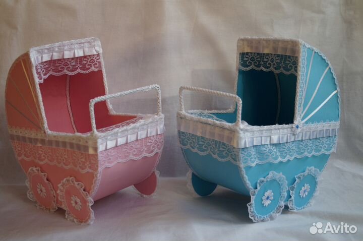 Колясочки на свадьбу для сбора денег (пара)