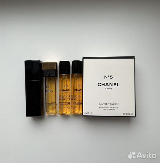 Chanel но 5 eau de toilette 20 мл * 3 шт
