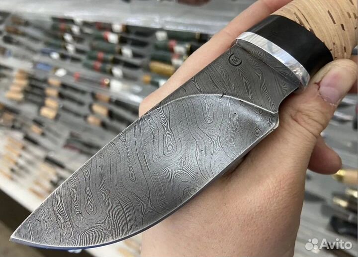 Нож Разделочный Дамасск (Кузница Семина Ворсма)