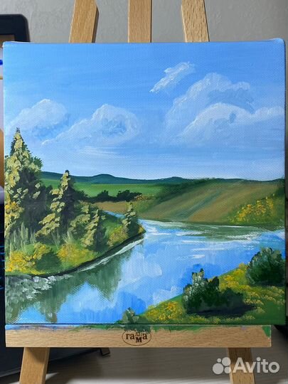 Картина на холсте на заказ, Акрил