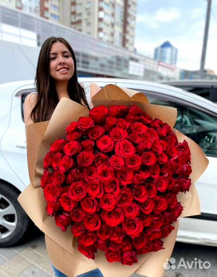 Букет роз 101 роза с доставкой