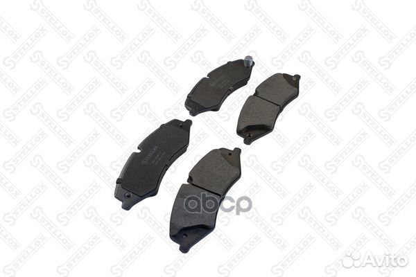 000 350B-SX колодки диск.перед. с антискрип. п