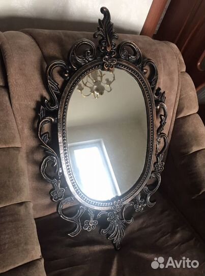 Зеркало в метале под бронзу