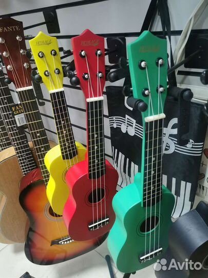 Homage RS-C1-RD Укулеле сопрано, красный