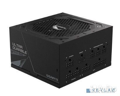 Блок питания Gigabyte ATX 1000W GP-UD1000GM PG5 80+ gold (24+4+4pin) apfc 120mm fan 8xsata Cab Manag