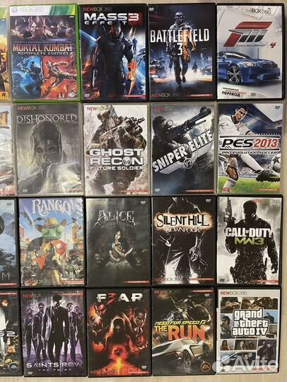 Игры для xbox 360 (прошитой)