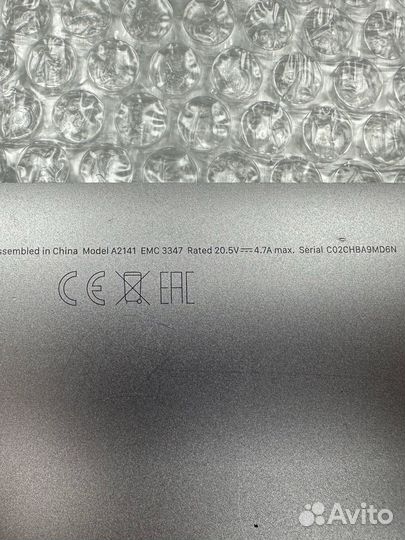 Материнская плата Macbook A2141 512gb