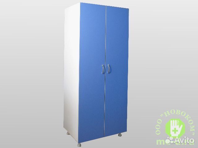 Шкаф для одежды двухстворчатый медицинский шк-1