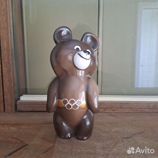 Олимпийский мишка 1980 фарфор дулево