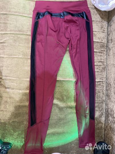 Леггинсы красные