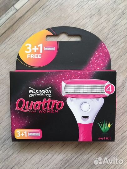 Кассеты Wilkinson Sword Quattro for Women