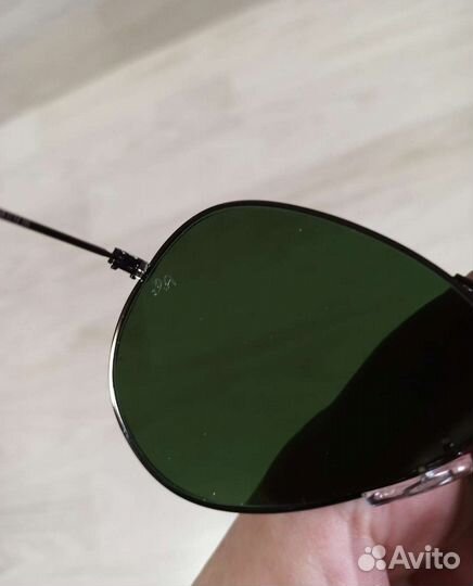 Ray Ban 3026 aviator large metal Green новые