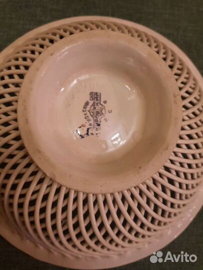 Сухарница, конфетница Кировский фарфор СССР