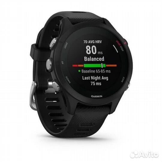 Умные часы Garmin Forerunner 255s Music, черный