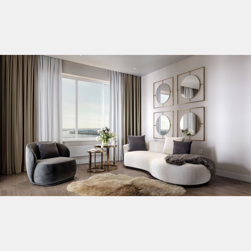 3-к. квартира, 76 м², 24/47 эт.