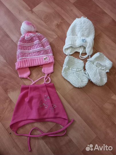 Детские шапки от 0 до 2 лет