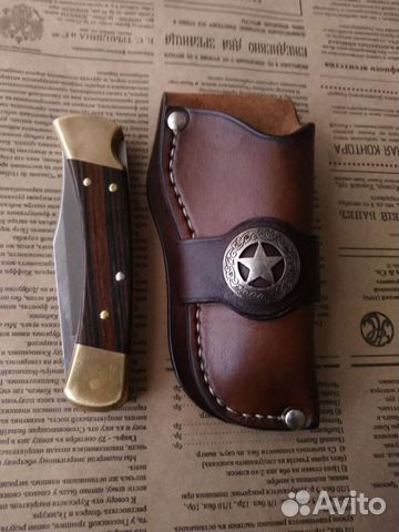 Кожаный чехол кобура для Buck 110