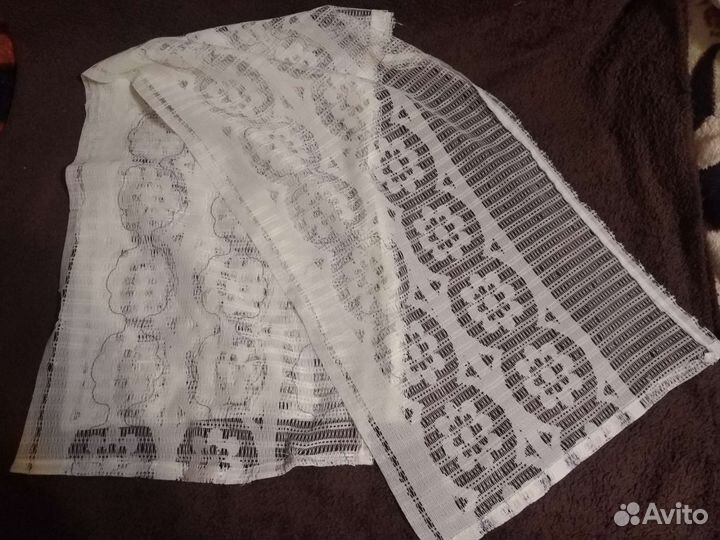 Тюль 5шт, полотенца, наволочка