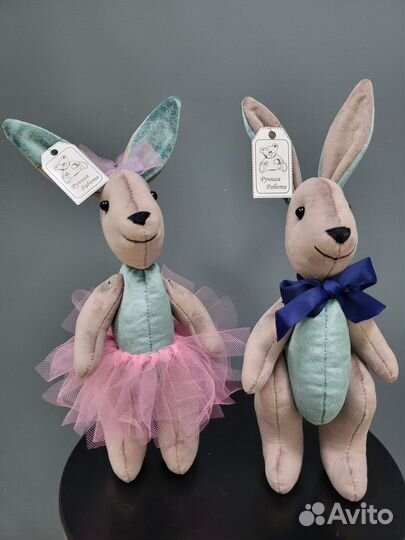 Зайка, кролик ручной работы