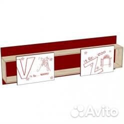 Детская мебель Алфавит мебельной фабрики Алмаз (Лю