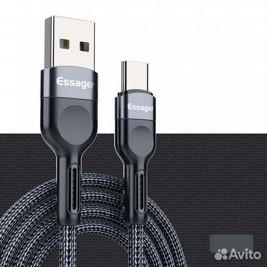Кабель USB-C для быстрой зарядки и передачи данных