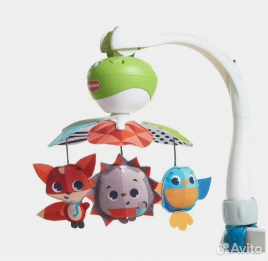 Tyni love мобиль на кроватку, мобиль на коляску