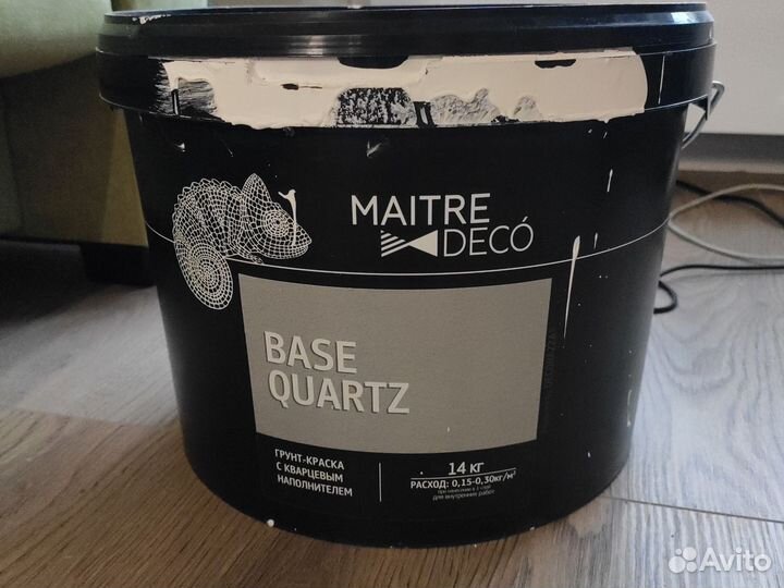 Грунт-краска base quartz Maitre Deco
