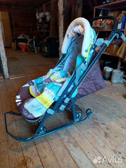 Санки-коляска «Ника детям 7-3/6»