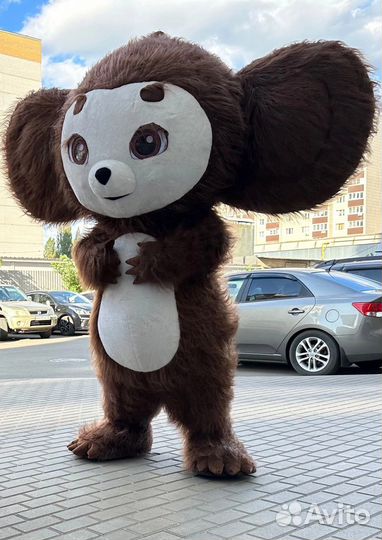Чебурашка, Белый мишка, ростовые куклы, Воронеж