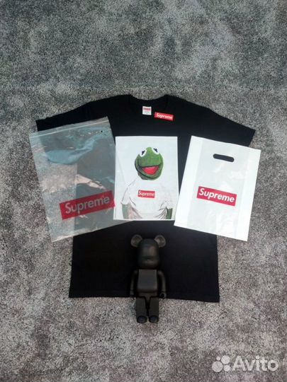 Футболка Supreme the kermit logo