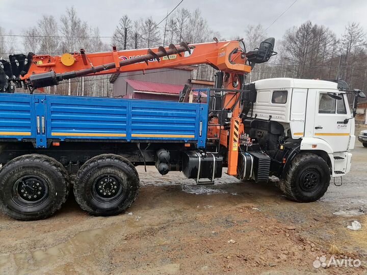 Аренда и услуги манипулятора-вездехода, стрела 8 т, 20.3 м, борт 10 т, 6 м