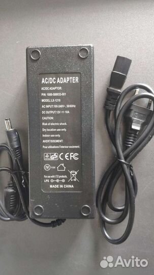 Адаптеры питания 24W 2А и 60W 5А на 12 вольт и др