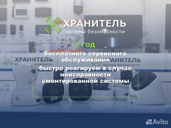 Комплект системы видеонаблюдения
