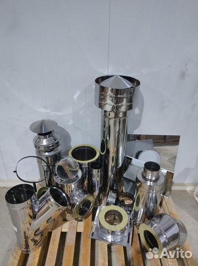 Дымоход 4 м Комплект Диаметр 130х220