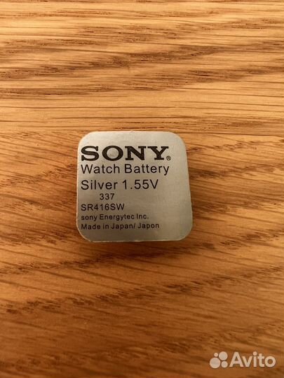 Батарейки Sony 337