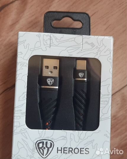 Кабель для зарядки Герои Type - C