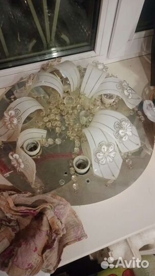 Люстра потолочная бу