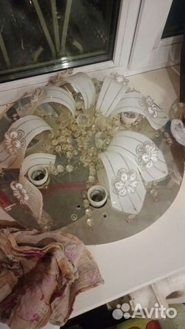 Люстра потолочная бу