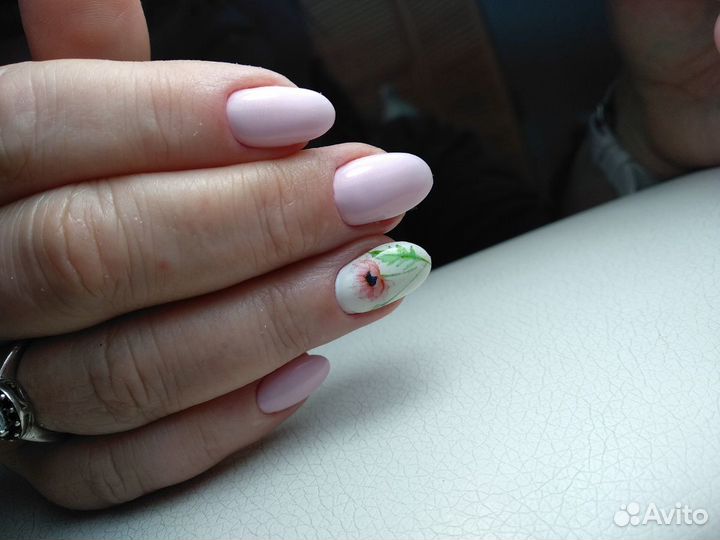 Маникюр наращивание