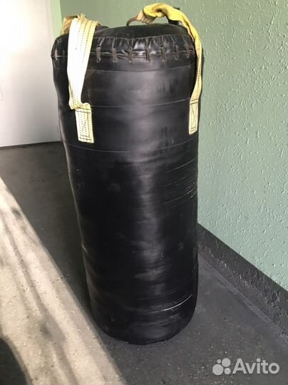 Боксерская груша кожаная