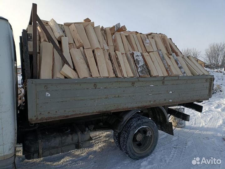 Дрова берёзовые и дубовые колотые R100 км Яркей
