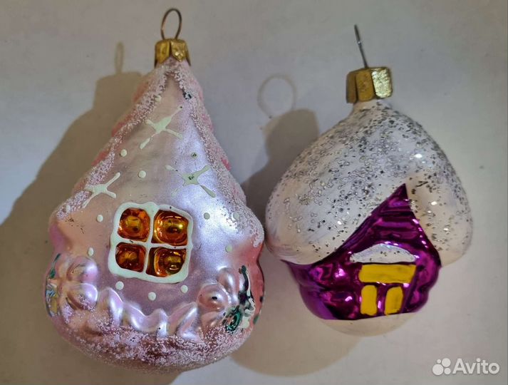 Старинные елочные игрушки. винтаж СССР гдр