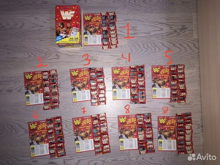 Жевательная резинка World Wrestling 90е реслинг