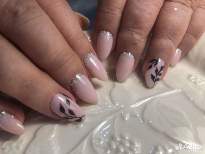 Маникюр с выездом на дом наращивание ногтей