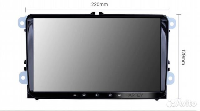 WV 2din 9 дюймов GPS Navi Android 8,1