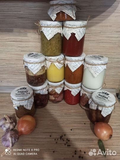 Фермерская тушенка,паштеты,соусы, сгущенка