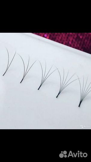 Готовые пучки для наращивания ресниц