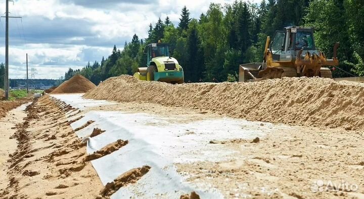 Песок карьерный, песок речной - доставка