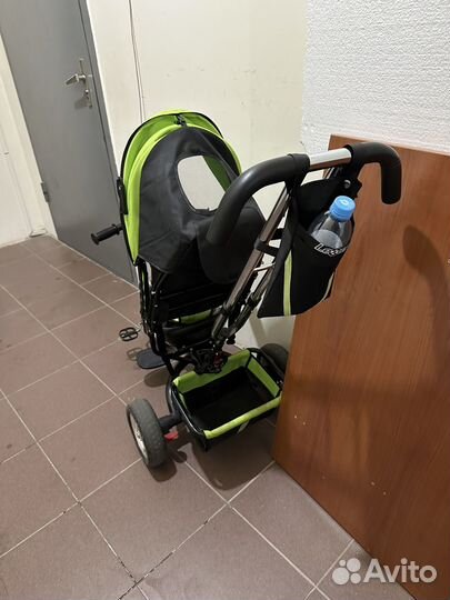 Детский велосипед с родительской ручкой