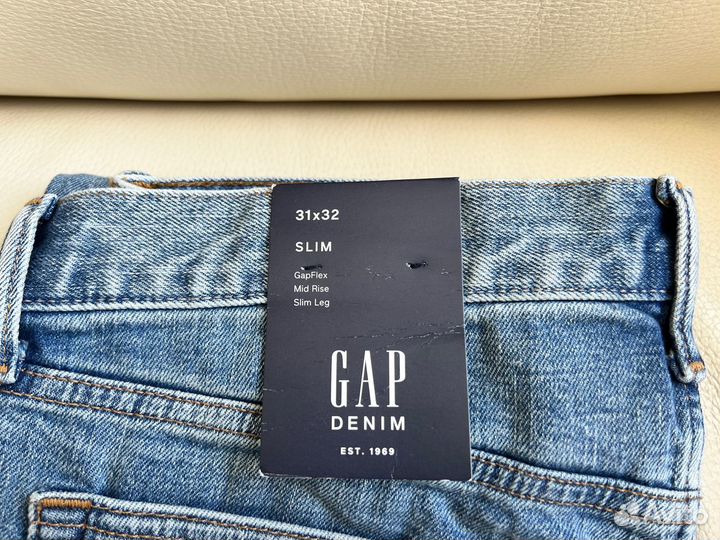 Джинсы GAP Slim Darwin Medium Light 31x32